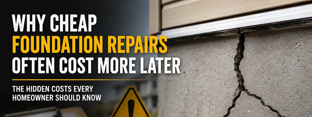 Why Cheap Foundation Repairs Often Cost More Later