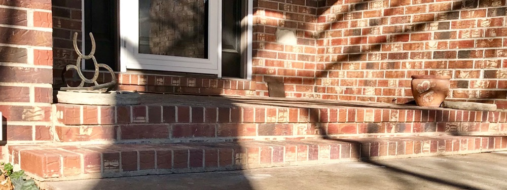 Level concrete slab after polyurethane foam lifting in Kansas City